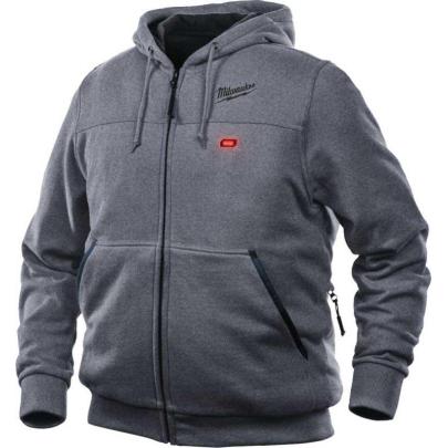 M12 HH GREY3-0 (2XL) - Bluza podgrzewana męska - szara, M12™ Li-ion 12 V, rozmiar 2XL