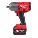 M18 FHIWP12-502X - 1/2" Impact wrench, 1017 Nm, 18 V, 5.0 Ah, FUEL™, in case, with 2 batteries and charger, 4933459693