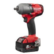 M18 FMTIWP12-502X - Klucz udarowy 1/2", 610 Nm, 18 V, 5.0 Ah, FUEL™, w walizce, z 2 akumulatorami i ładowarką