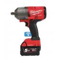 M18 ONEFHIWP12-502X - 1/2" Impact wrench, 1017 Nm, 18 V, 5.0 Ah, ONE-KEY™, in case, with 2 batteries and charger, 4933459725