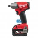 M18 ONEIWP12-502X - 1/2" Impact wrench, 300 Nm, 18 V, 5.0 Ah, ONE-KEY™, in case, with 2 batteries and charger