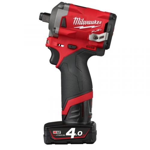 M12 FIWF12-422X - Sub compact 1/2" impact wrench, 339 Nm, 12V, 2.0 and 4.0 Ah, in case, with 2 batteries and charger, 4933464616