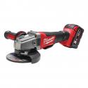 M18 CAG125XPD-502X - Angle grinder 125 mm, 18 V, 5.0 Ah, FUEL™, paddle switch, in case, with 2 batteries and charger, 4933448864
