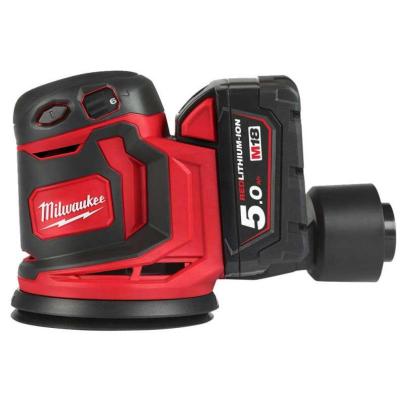 M18 BOS125-502B - Szlifierka mimośrodowa śr. 125 mm, 18 V, 4.0 Ah, w torbie, z 2 akumulatorami i ładowarką