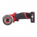 M12 FCOT-422X - Sub compact angle grinder 76 mm, 12 V, 2.0 and 4.0 Ah, FUEL™, in case, with 2 batteries and charger