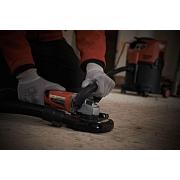 AGV 12-125 X DEG-SET - Szlifierka kątowa z odprowadzaniem pyłu śr. 125 mm, 1200 W, włącznik suwakowy, w walizce