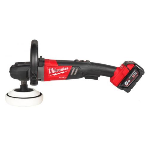 M18 FAP180-502X - Polisher 180 mm, 18 V, FUEL™, in case, with 2 batteries and charger, 4933451550