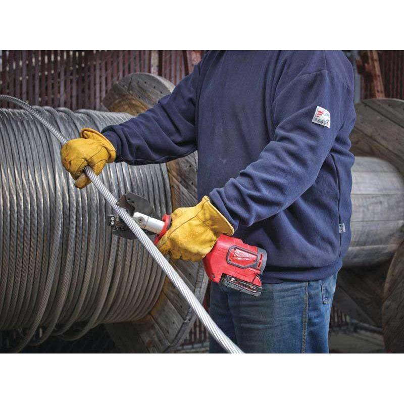 M18 HCC-201C ACSR-SET - Hydrauliczny obcinak od kabli 18 V, 2.0 Ah, zakres do 22,5 mm, w walizce, z akumulatorem i ładowarką