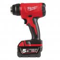 M18 BHG-502C - Heat gun 18 V, 5.0 Ah, with 2 batteries and charger, 4933459772