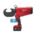 M18 HCCT109/42-522C - Hydraulic cable crimper 18 V, 2.0 and 5.0 Ah, ONE-KEY™, in case, with 2 batteries and charger