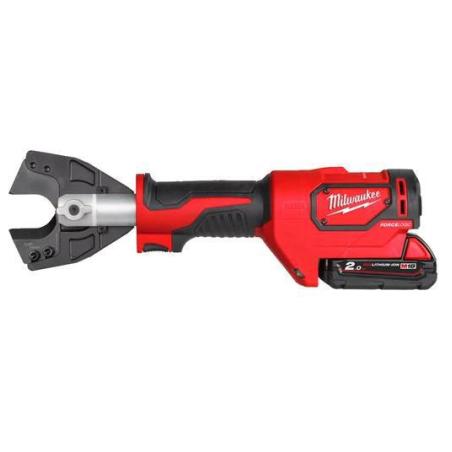 M18 HCC-201C CU/AL-SET - Hydrauliczny obcinak do kabli 18 V, 2.0 Ah, zakres do 35 mm, w walizce, z akumulatorem i ładowarką