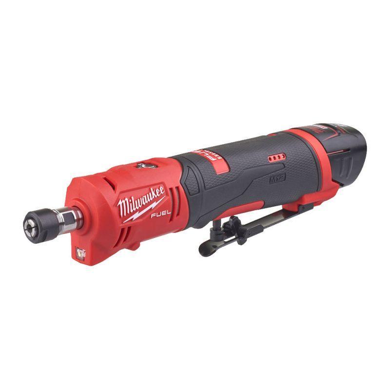 M12 FDGS-422B - Szlifierka prosta trzpieniowa 12 V, 2.0 i 4.0 Ah, w torbie, z 2 akumulatorami i ładowarką