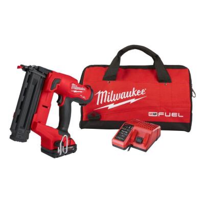 M18 FN18GS-202X - Gwoździarka 18 GA, 18 V, 2.0 Ah, FUEL™, w walizce, z 2 akumulatorami i ładowarką 