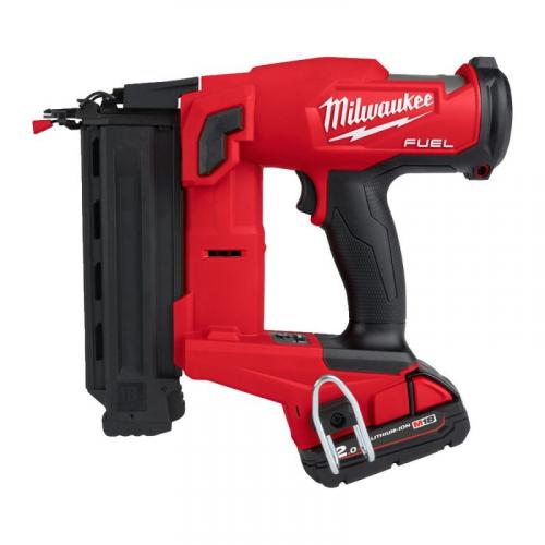M18 FN18GS-202X - Finish nailer 18GA, 18 V, 2.0 Ah, FUEL™, in case, with 2 batteries and charger, 4933471407