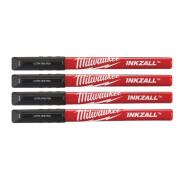 48223164 - Inkzall Fine Tip Black Pens - 4 pcs