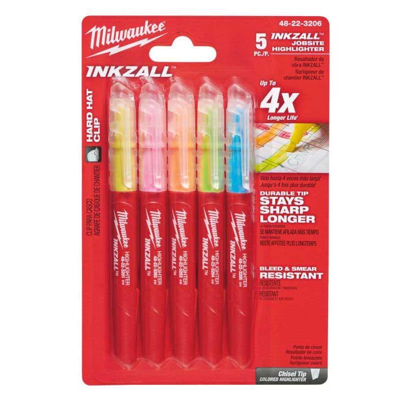 48223206 - INKZALL Highlighters Coloured - 5pc 48223206 - INKZALL Highlighters Coloured - 5pc