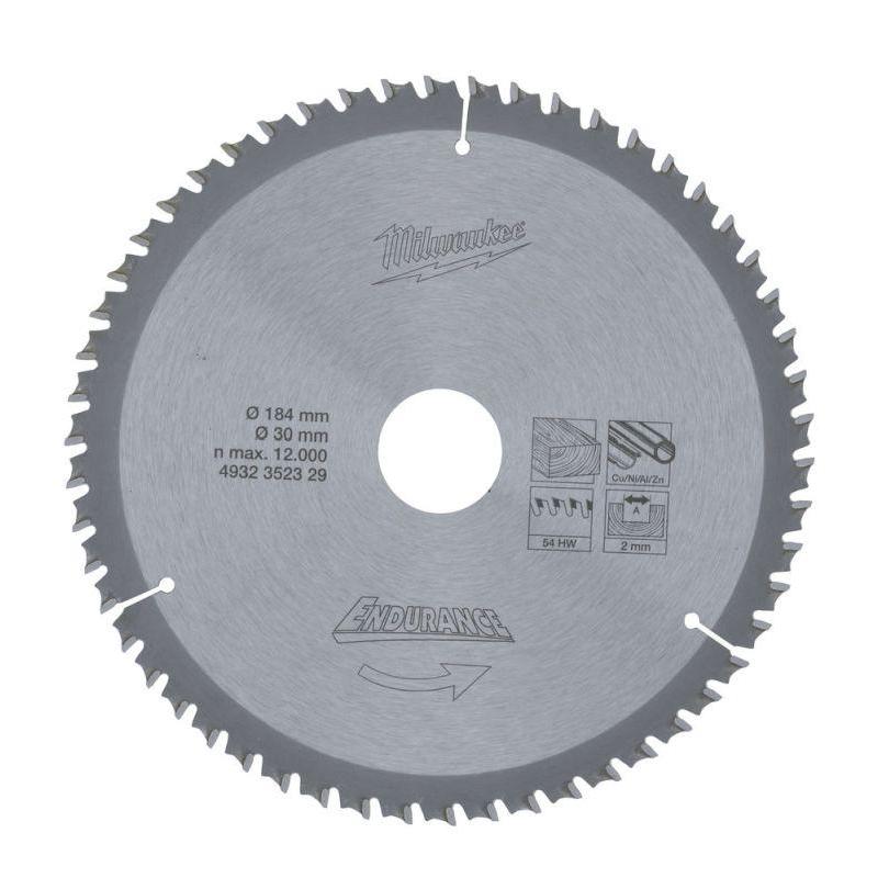 4932352329 - Tarcza 184x30 mm, 54 zęby, czyste cięcie, aluminium 4932352329 - Tarcza 184x30 mm, 54 zęby, czyste cięcie, aluminium