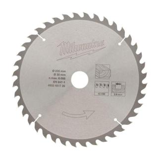 4932451726 - Tarcza pilarska do drewna 235x30 mm, 40 zębów