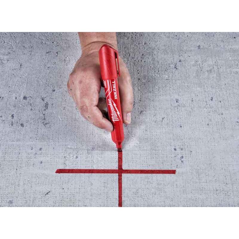 4932471556 - INKZALL Red L Chisel Tip Marker 4932471556 - INKZALL Red L Chisel Tip Marker