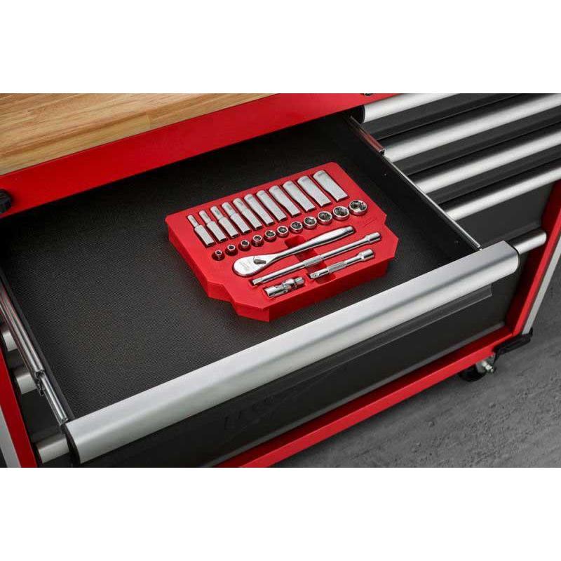 4932464945 - 3/8 Drive 32 pc Ratchet + Socket Set Metric 4932464945 - 3/8 Drive 32 pc Ratchet + Socket Set Metric