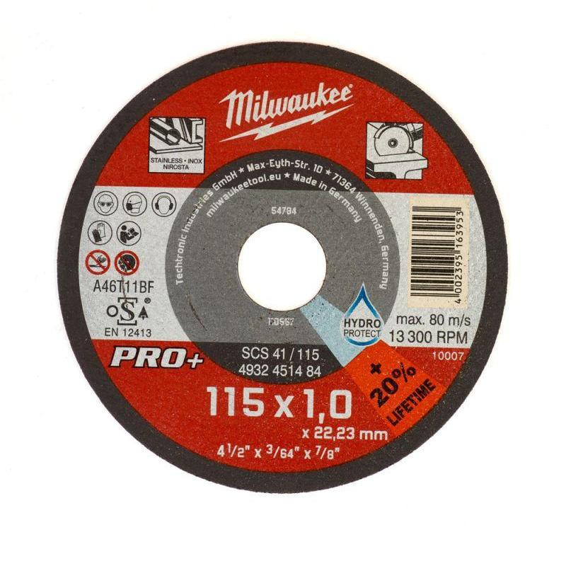 4932451484 - Tarcza do metalu płaska 115x1 pro 4932451484 - Tarcza do metalu płaska 115x1 pro