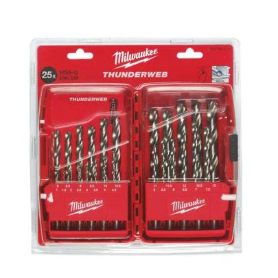 4932352376 - Zestaw 25 wierteł do metalu hss-g thunderweb, 1 - 13 mm