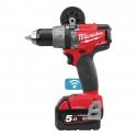M18 ONEPD-502X - Percussion drill 18 V, 5.0 Ah, ONE-KEY, in HD Box, with 2 batteries and charger, 4933451147