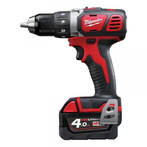 M18 BDD-402C - Compact drill driver 18 V, 4.0 Ah, in HD Box, with 2 batteries and charger