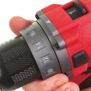 M12 FDD-602X - Sub compact 2-speed drill drivers 12 V, 6.0 Ah, M12 FUEL™, in HD Box, with 2 batteries and charger