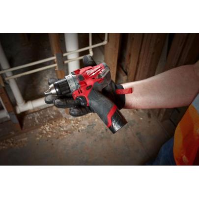 M12 FDD-202X - Sub compact 2-speed drill drivers 12 V, 2.0 Ah, M12 FUEL™, in HD Box, with 2 batteries and charger