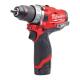 M12 FDD-202X - Sub compact 2-speed drill drivers 12 V, 2.0 Ah, M12 FUEL™, in HD Box, with 2 batteries and charger