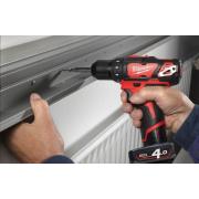 M12 BDD-402C - Sub compact drill driver 12 V, 4.0 Ah, in HD Box, with 2 batteries and charger
