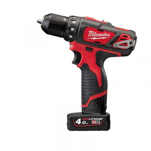 M12 BDD-402C - Sub compact drill driver 12 V, 4.0 Ah, in HD Box, with 2 batteries and charger