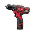 M12 BDD-202C - Sub compact drill driver 12 V, 2.0 Ah, in HD Box, with 2 batteries and charger, 4933441915