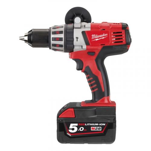 HD28 PD-502X - Percussion drill 28 V, 5.0 Ah, HEAVY DUTY, in HD Box, with 2 batteries and charger, 4933448544