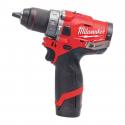 M12 FPD-202X - Sub compact 2-speed percussion drill 12 V, FUEL™, 2.0 Ah, in case, with 2 batteries and charger, 4933459802