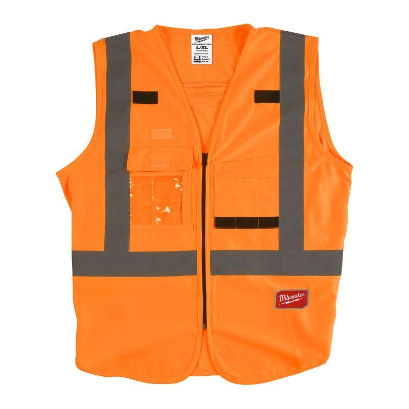 4932471893 - Kamizelka odblaskowa pomarańczowa, rozmiar L/XL 4932471893 - Kamizelka odblaskowa pomarańczowa, rozmiar L/XL