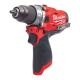 M12 FPD-0 - Sub compact 2-speed percussion drill 12 V, without equipment