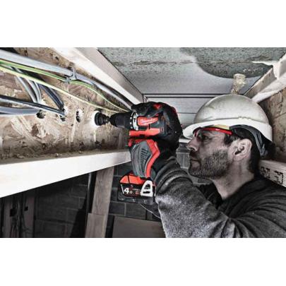 M18 CBLPD-402C - Compact brushless percussion drill 18 V, 4.0 Ah, in HD Box, with 2 batteries and charger