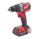 M18 CBLPD-202C - Compact brushless percussion drill 18 V, 2.0 Ah, in HD Box, with 2 batteries and charger