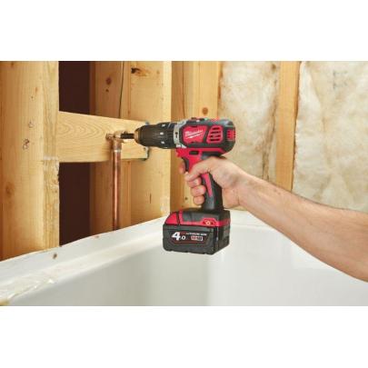M18 BPD-402C - Compact percussion drill 18 V, 4.0 Ah, with 2 batteries and charger