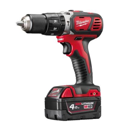 M18 BPD-402C - Compact percussion drill 18 V, 4.0 Ah, with 2 batteries and charger