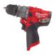 M12 FPDX-0 - Sub compact percussion drill with removable chuck 12 V, without equipment