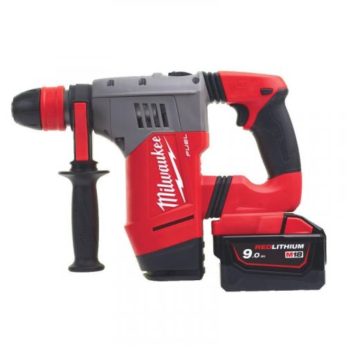 M18 CHPX-902X - High performance SDS-Plus hammer 18 V, 9.0 Ah, FUEL™, in HD Box, with 2 batteries and charger