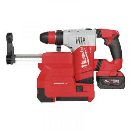 M18 CHPXDE-502C - High performance SDS-Plus hammer with dedicate dust extractor 18 V, 5.0 Ah, FUEL™
