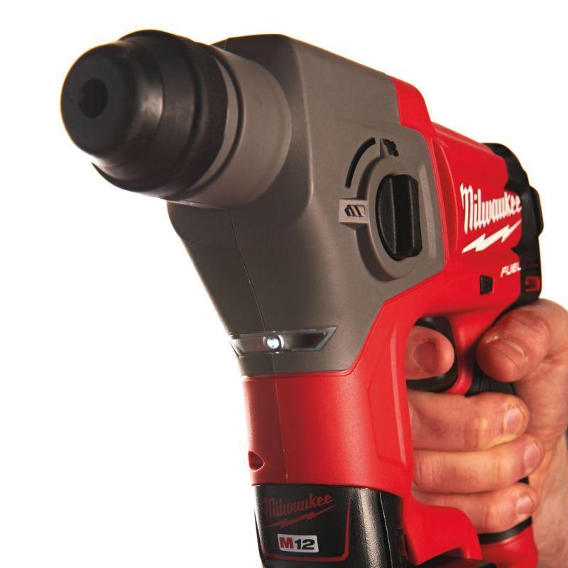 M12 CH-602X - Sub compact SDS-Plus hammer 12 V, 6.0 Ah, FUEL, in HD Box, with 2 batteries and charger M12 CH-602X - Sub compact SDS-Plus hammer 12 V, 6.0 Ah, FUEL, in HD Box, with 2 batteries and charger