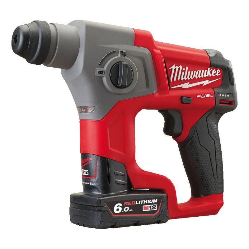 M12 CH-602X - Sub compact SDS-Plus hammer 12 V, 6.0 Ah, FUEL, in HD Box, with 2 batteries and charger M12 CH-602X - Sub compact SDS-Plus hammer 12 V, 6.0 Ah, FUEL, in HD Box, with 2 batteries and charger