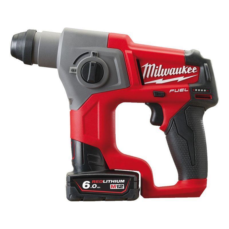 M12 CH-602X - Sub compact SDS-Plus hammer 12 V, 6.0 Ah, FUEL, in HD Box, with 2 batteries and charger M12 CH-602X - Sub compact SDS-Plus hammer 12 V, 6.0 Ah, FUEL, in HD Box, with 2 batteries and charger