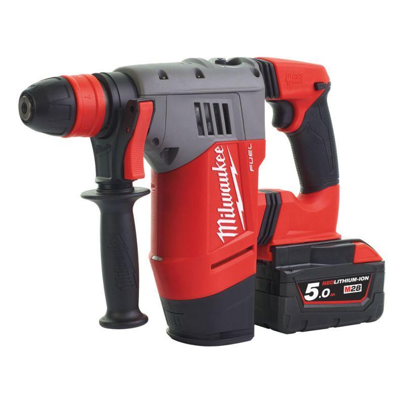 M28 CHPX-502C - Heavy duty SDS-Plus hammer 28 V, 5.0 Ah, FUEL™, in HD Box, with 2 batteries and charger M28 CHPX-502C - Heavy duty SDS-Plus hammer 28 V, 5.0 Ah, FUEL™, in HD Box, with 2 batteries and charger