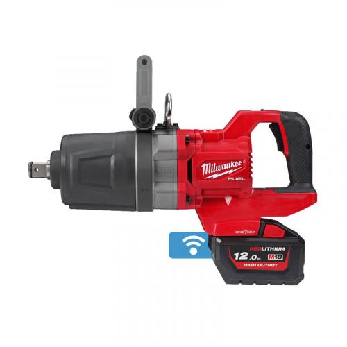 M18 ONEFHIWF1DS-121C - 1" Impact wrench, 2576 Nm, 18 V, 12.0 Ah, ONE-KEY™, in case, with battery and charger